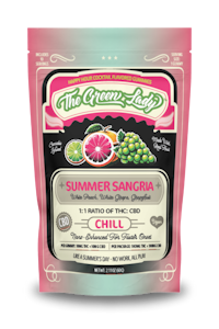 The Green Lady - The Green Lady - Summer Sangria - 1:1 THC/CBD - Edible