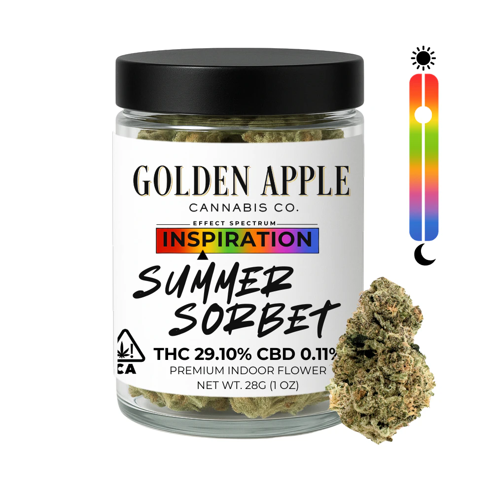 Golden Apple Cannabis Co. - Summer Sorbet | Indoor | Sativa | 28g Main Image