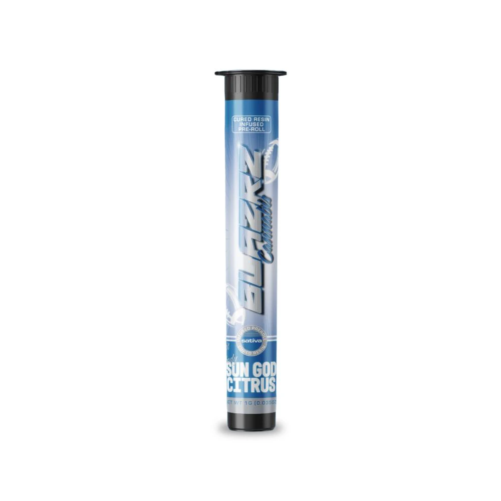 Blazrz - Sun God Citrus 1g Infused Preroll - BLAZRZ Main Image