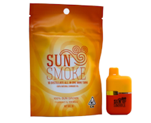 SUN SMOKE: Pink Lemonade 1g Disposable Vape (H)