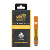 SUN SMOKE: Chem Dawg OG 1g Live Resin Vape Cart (S)