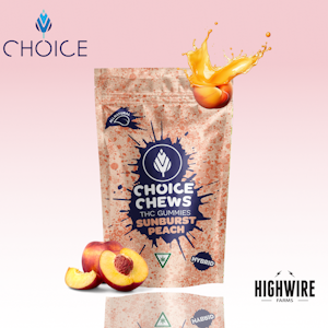 CHOICE - Choice Gummies Sunburst Peach 200mg (Hybrid)