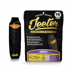JEETER - Jeeter Concentrates Sunday Driver Live Resin All-In-One Vape 1.0g