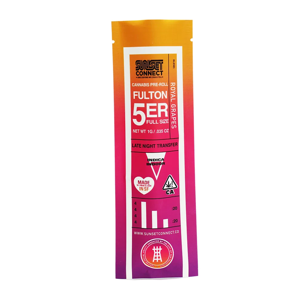 Sunset Connect - Sunset Connect | Royal Grapes | Pre-Roll | [1g] | Indica Main Image