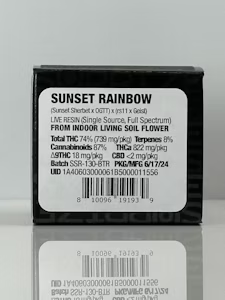 SUPRIZE SUPRIZE - SuprizeSuprize - Live Resin Butter Frosting 1g - Sunset Rainbow