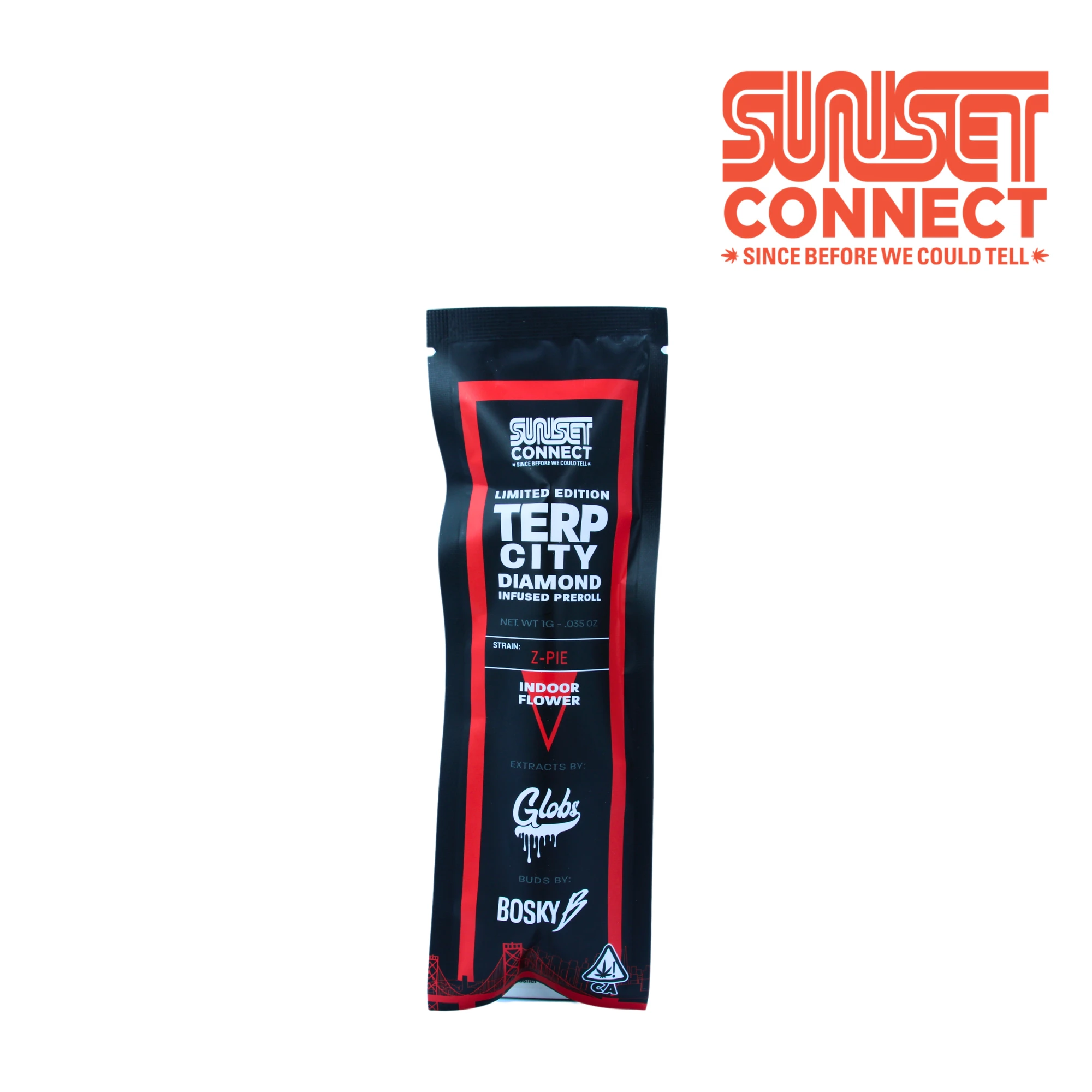 Sunset Connect - Terp City Diamond Infused Pre-Roll Main Image