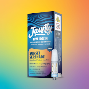 JAUNTY - Jaunty- Sunset Serenade - Solventless - Live Rosin -Hybrid - Cart - .5G