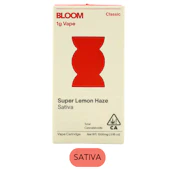 Bloom - Classic - Super Lemon Haze - Vape Cart - 1.0g
