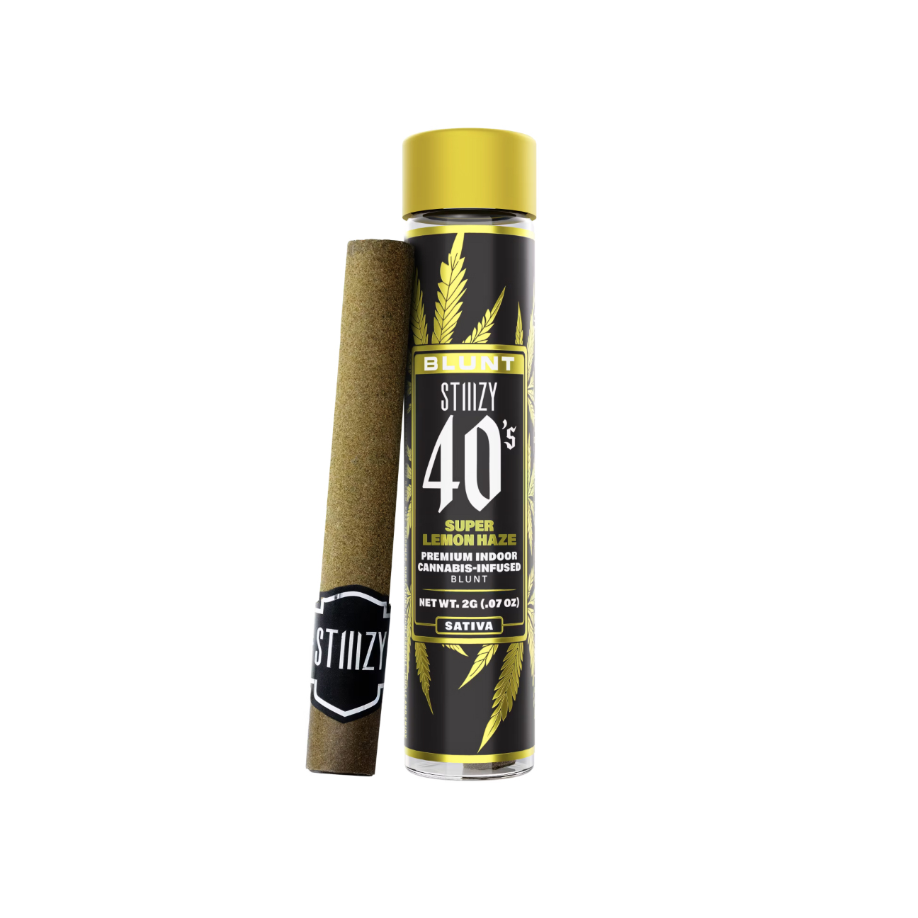 Stiiizy 40's Super Lemon Haze Infused Blunt 2.0g