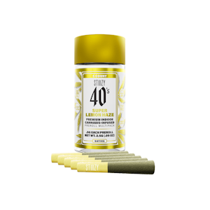 STIIIZY - Super Lemon Haze (S) | .5g 5pk Infused 40s Prerolls | Stiiizy