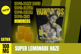 100mg THC Super Lemonade Haze Gummies (10mg - 10 pack) - HUNDREDS