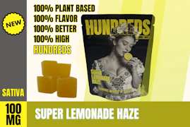 100mg THC Super Lemonade Haze Gummies (10mg - 10 pack) - HUNDREDS