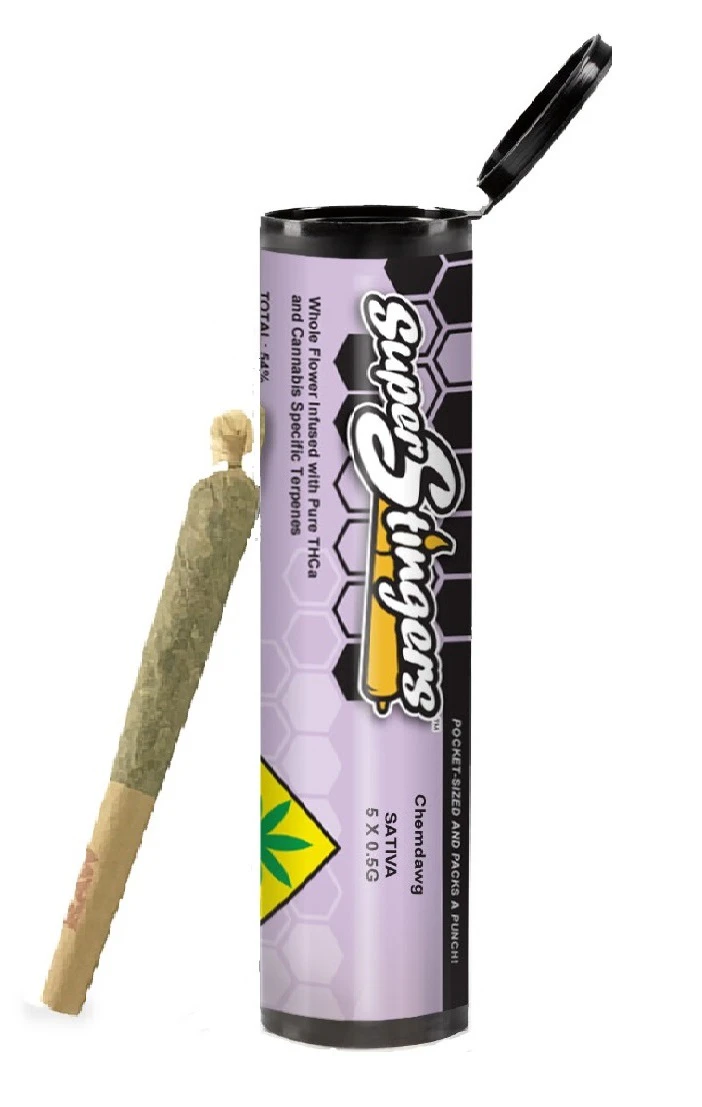Stingers - Green Crack (S) - Infused Preroll - Super Stingers 5pk - 2.5g Main Image