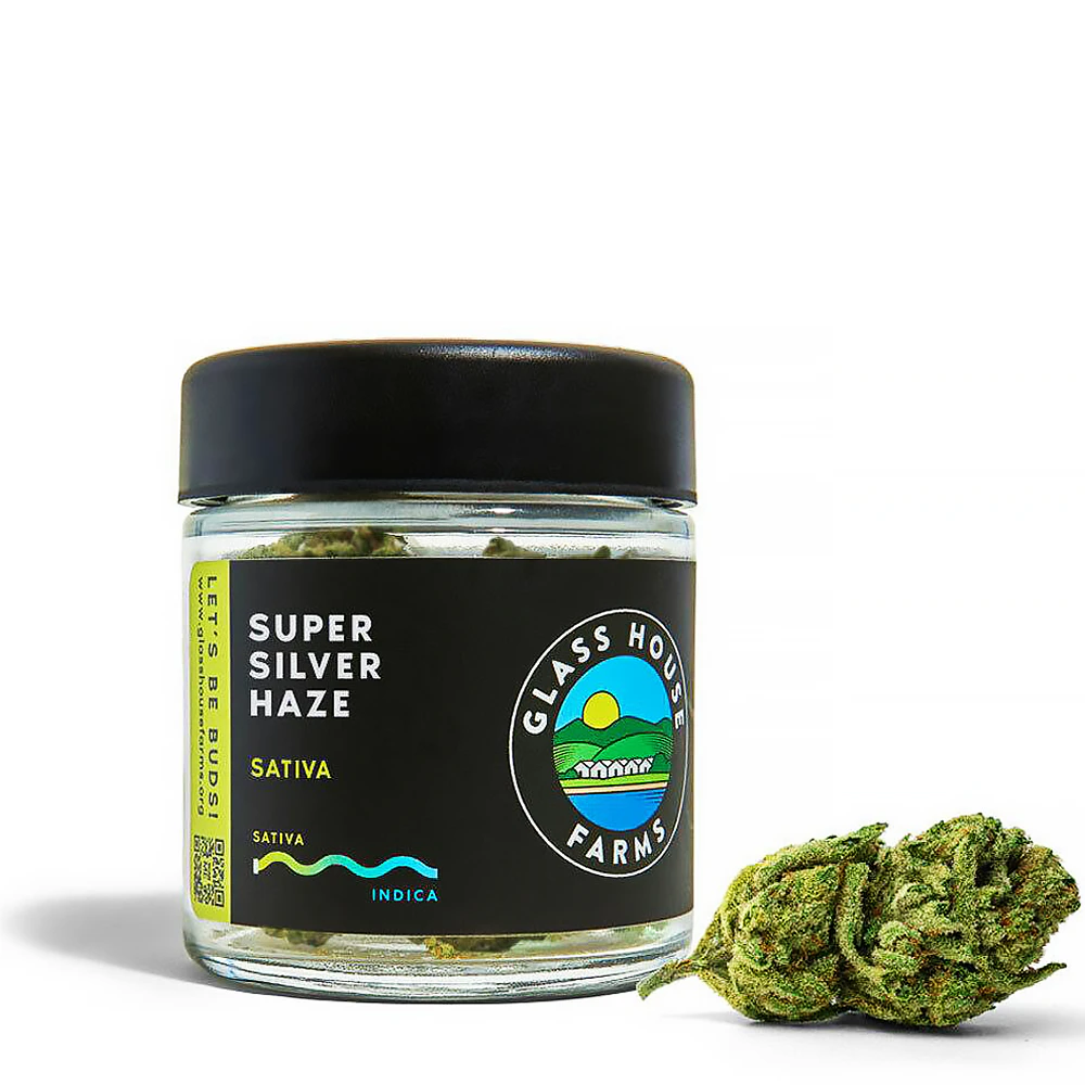 House Of Glass - Super Silver Haze - Jarred (Eighth) Main Image