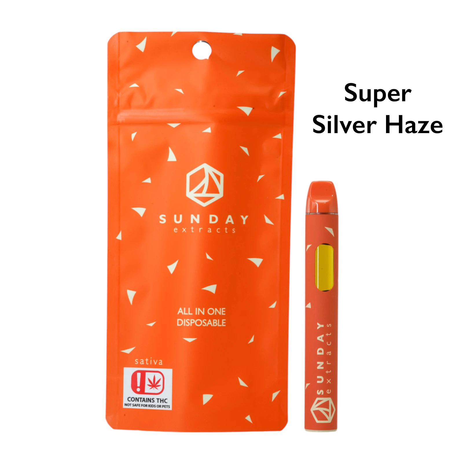 Sunday Extracts Disposable - Super Silver Haze (2g) Disposable (S) Main Image