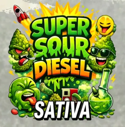 Cali-Blaze - Detroit Dope- Super Sour Diesel 1.2 Double Infused Preroll Main Image