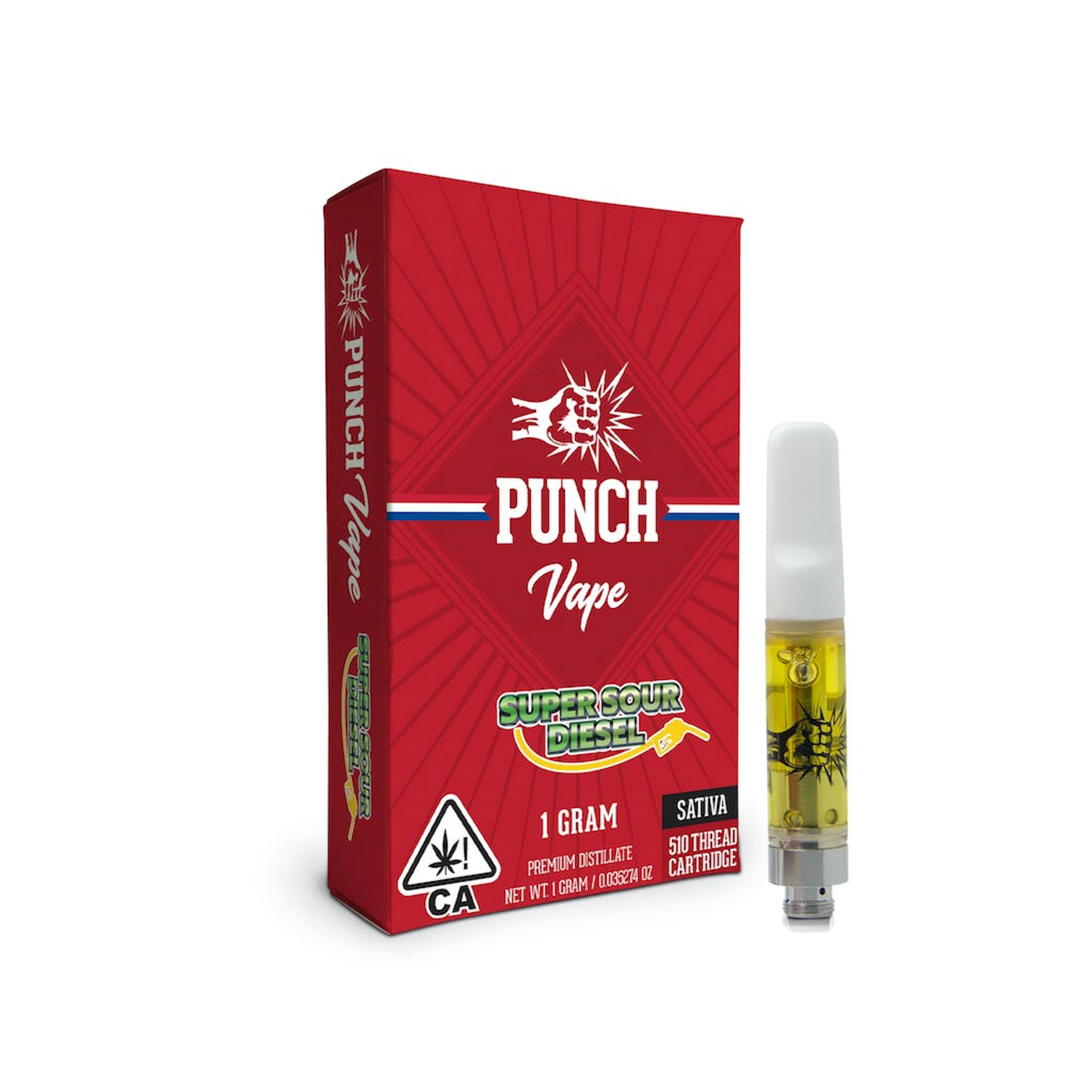 Punch Edibles Super Sour Diesel Cartridge 1.0g