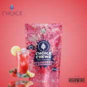 Choice Gummies Super Sour Strawberry Lemonade 200mg (Indica)