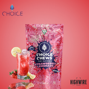 CHOICE - Choice Gummies Super Sour Strawberry Lemonade 200mg (Indica)