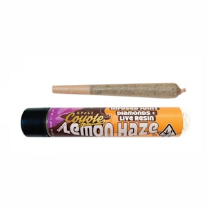 Space Coyote - Super Lemon Haze, Diamond + Live Resin 1g Infused Pre-roll (Space Coyote)