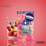 Choice Gummies Super Sour Cherry Limeade 200mg (Hybrid)