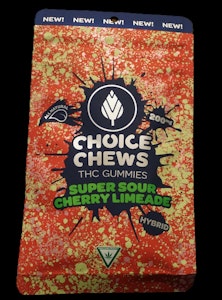 CHOICE LABS - Choice - 200mg Gummies - Super Sour Cherry Limeade (Hybrid)