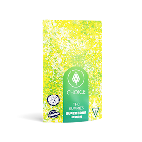 Choice Gummies - Super Sour Lemon - 100mg