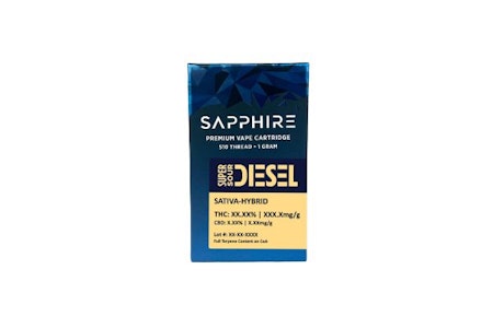 Sapphire - Super Sour Diesel | Cartridge | 1g | Sapphire