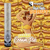 Superb - Banana Cream 2g Infused (1.5g Flower x .5g Rosin) Preroll