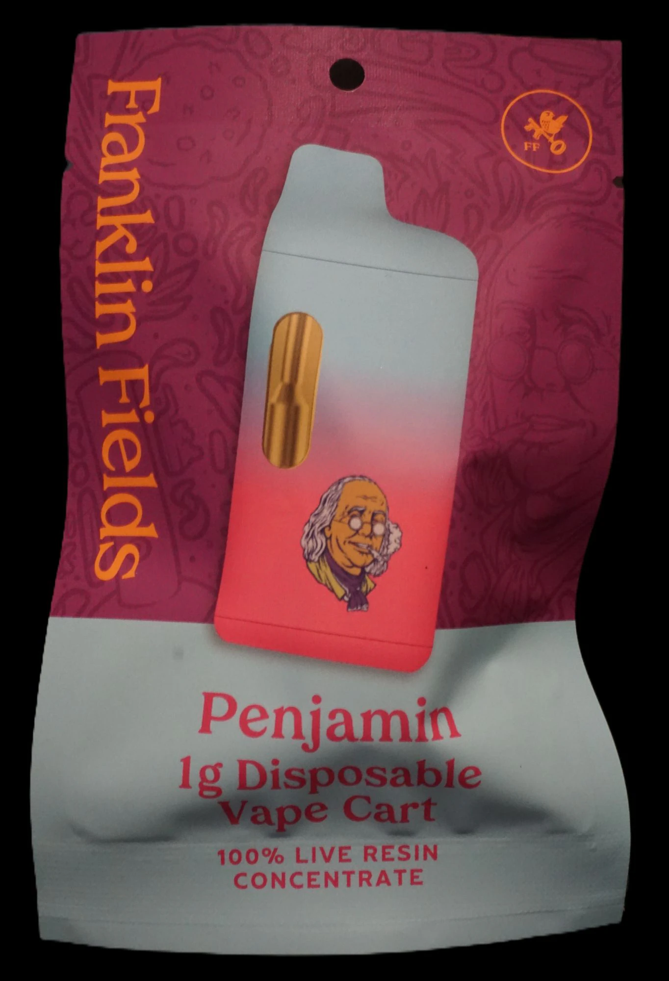 Franklin Fields - FF LIVE RESIN VAPE CART HYBRID SUPERBOOF 1G Main Image