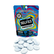 Sweet Fun (Blue Raspberry) (H) | 20pk 100mg THC Infused Tarts Heshies | Selfies Sweeties