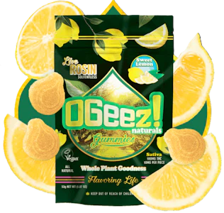 Ogeez! - Sweet Lemon Naturals Live Rosin Gummies 10pk 100mg