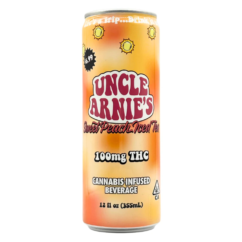 Uncle Arnies - Uncle Arnies - Sweet Peach Iced Tea - 12oz - Beverages - 100mg Main Image