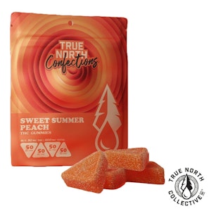 TRUE NORTH COLLECTIVE - True North Commissary Program- Sweet Summer Peach 4x50mg Vegan Gummies