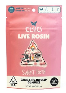 CLSICS - CLSICS Rosin Gummies Strawberry Shortcake 100mg Sweet Tooth 