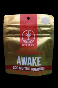 TREETOWN - Awake Sweet Grapefruit Gummies - THC : CBG : THCv 
