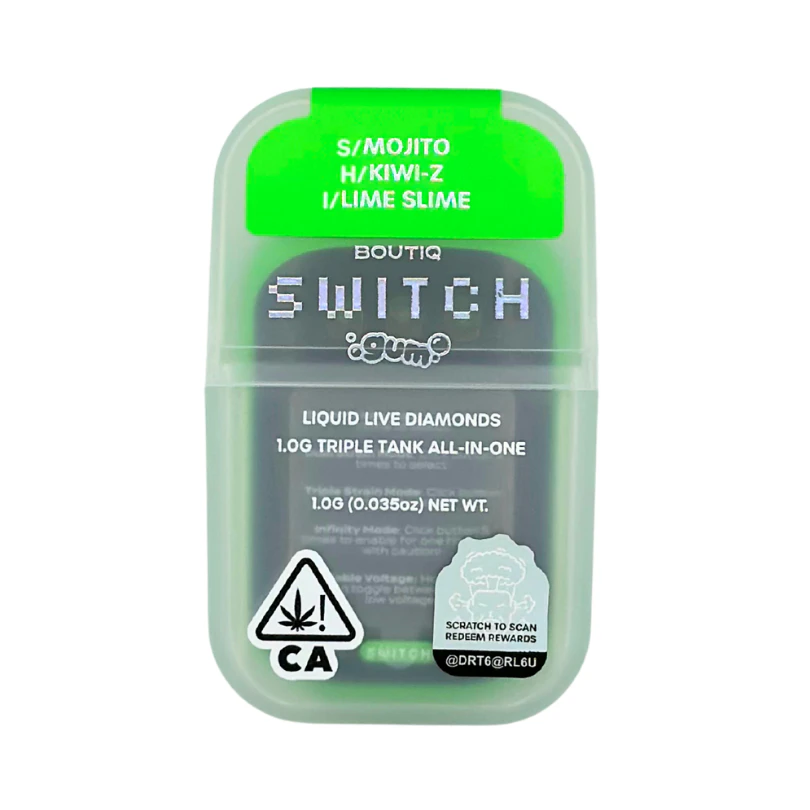 Boutiq - Boutiq - Live Resin Triple x Gum - Mojito x Kiwi Z x Lime Slime - RTU - 1.0g Main Image