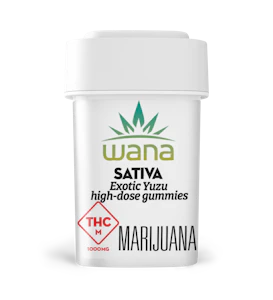 WANA - WANA - EXOTIC YUZU SATIVA 1000MG GUMMIES