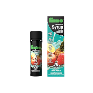 lime - Lime Fruit Punch Live Resin Syrup Tincture - 1000mg (Hybrid)