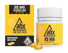 ABSOLUTE XTRACTS: Cannabis Oil Soft Gels 25mg/30 Capsules 