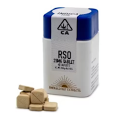 EMERALD BAY EXTRACTS: Delicata Grapes RSO Tablets - 40 Tablets/25mg Per Tablet/1000mg Per Package (I)