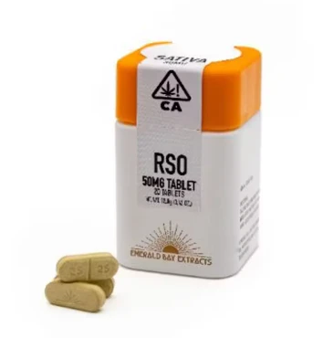 Emerald Bay Extracts - EMERALD BAY EXTRACTS: Double Dream RSO Tablets - 20 Tablets/50mg Per Tablet/1000mg Per Package (S) Main Image