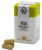 EMERALD BAY EXTRACTS: Cereal Milk RSO Tablets - 20 Tablets/50mg Per Tablet/1000mg Per Package (H)