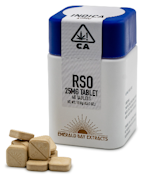 EMERALD BAY EXTRACTS: Watermelon Z RSO Tablets - 40 Tablets/25mg Per Tablet/1000mg Per Package (I)