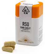 EMERALD BAY EXTRACTS: Strawberry Cough RSO Tablets - 20 Tablets/50mg Per Tablet/1000mg Per Package (S)