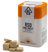 EMERALD BAY EXTRACTS: Sherbet Haze RSO Tablets - 40 Tablets/25mg Per Tablet/1000mg Per Package (S)