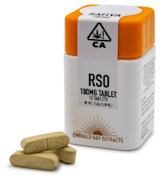 EMERALD BAY EXTRACTS: Sour Diesel RSO Tablets - 10 Tablets/100mg Per Tablet/1000mg per Package (S)