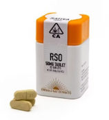EMERALD BAY EXTRACTS: Strawberry Cough RSO Tablets - 20 Tablets/50mg Per Tablet/1000mg Per Package (S)