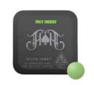 HEAVY HITTERS: Lights On Energy STLTH Tabs 100mg THC/30mg THCv/250mg Caffeine - 10 Tabs