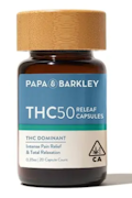 PAPA & BARKLEY: THC 50mg Releaf Capsules 20ct/1000mg (I)